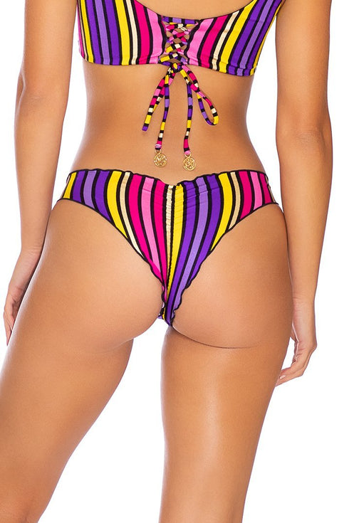 Luli Fama Party Animal Seamless wavy back ruched bottom